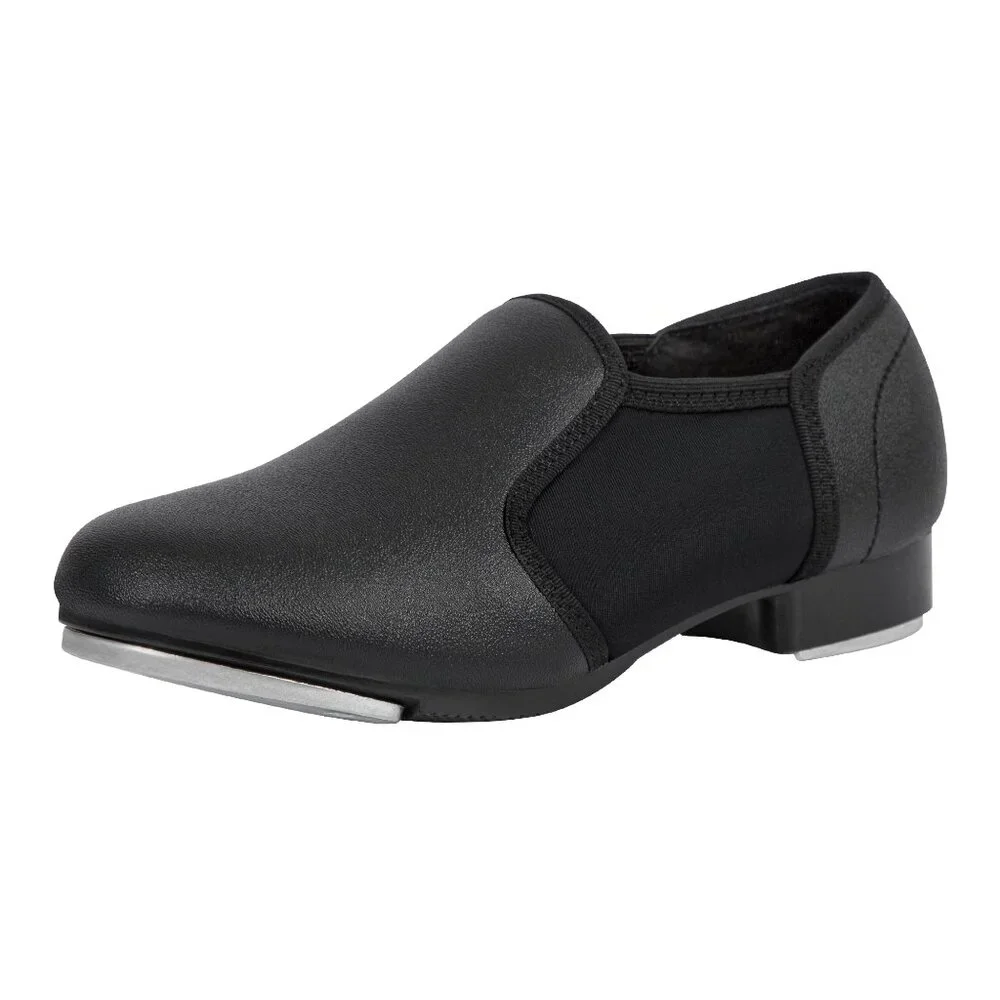 Unisex Child elastic slip on tap shoe size 10